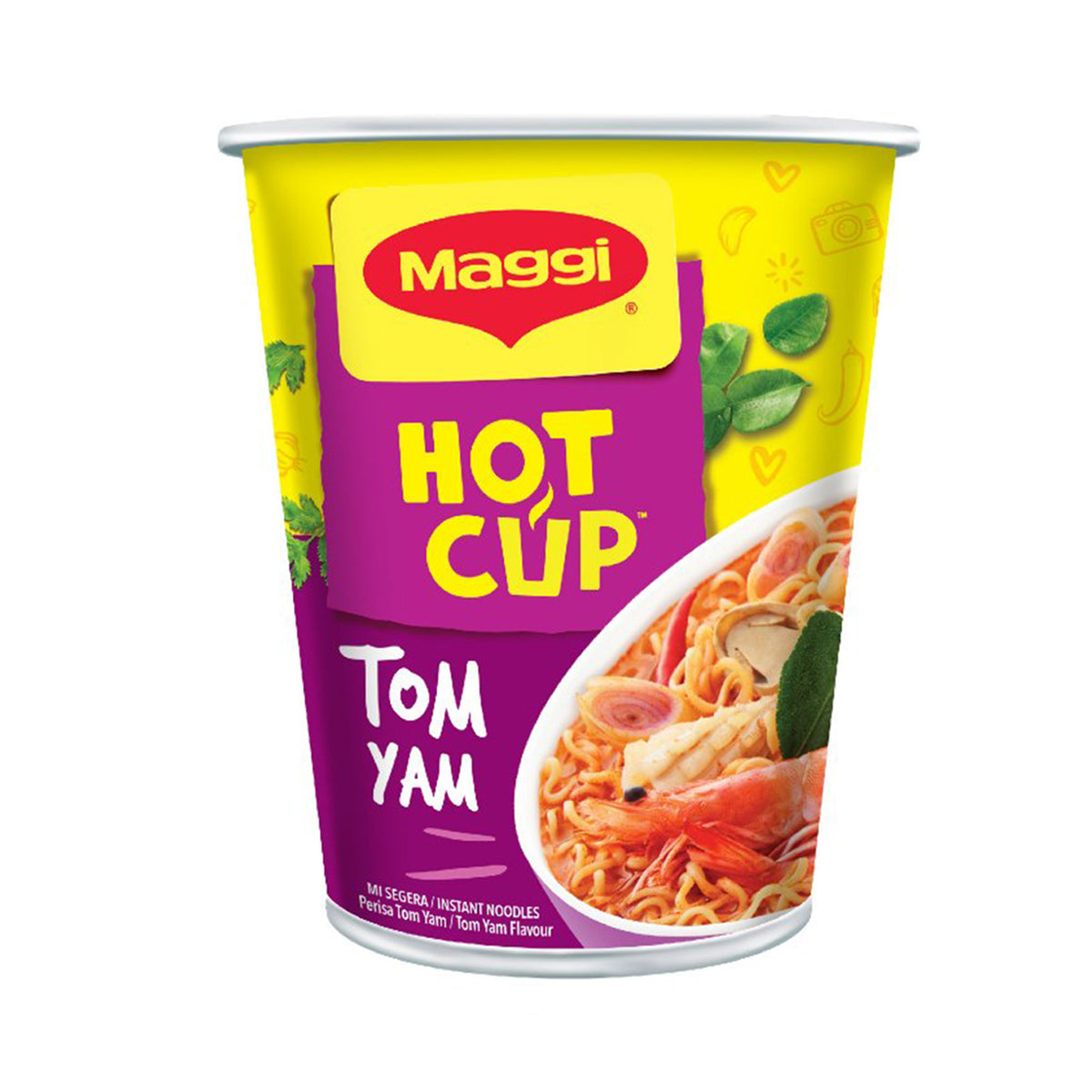 Maggi Hot Cup Tom Yam Instant Noodle 60g
