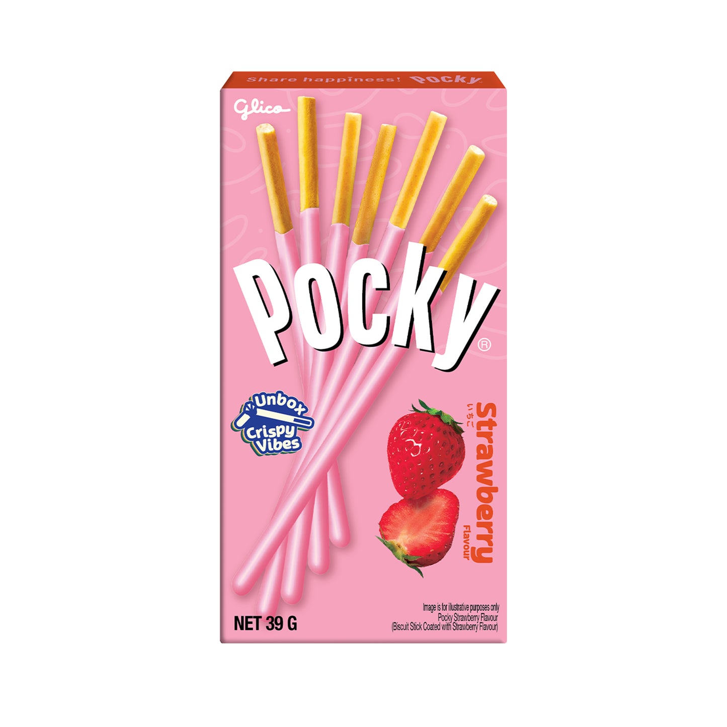 Glico Pocky Strawberry Flavour 39g