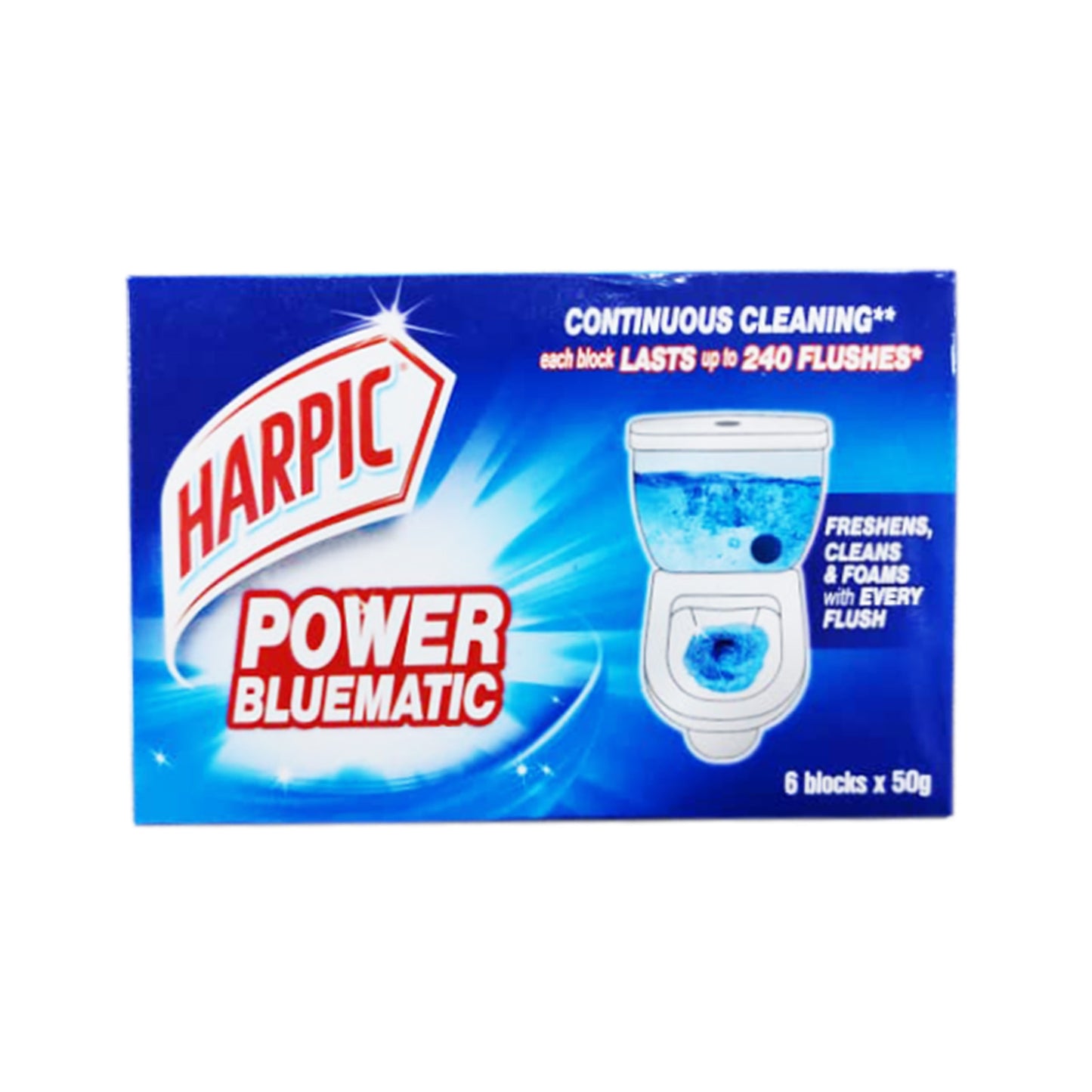 Harpic ITC Bluematic 6pcs/pack 50g