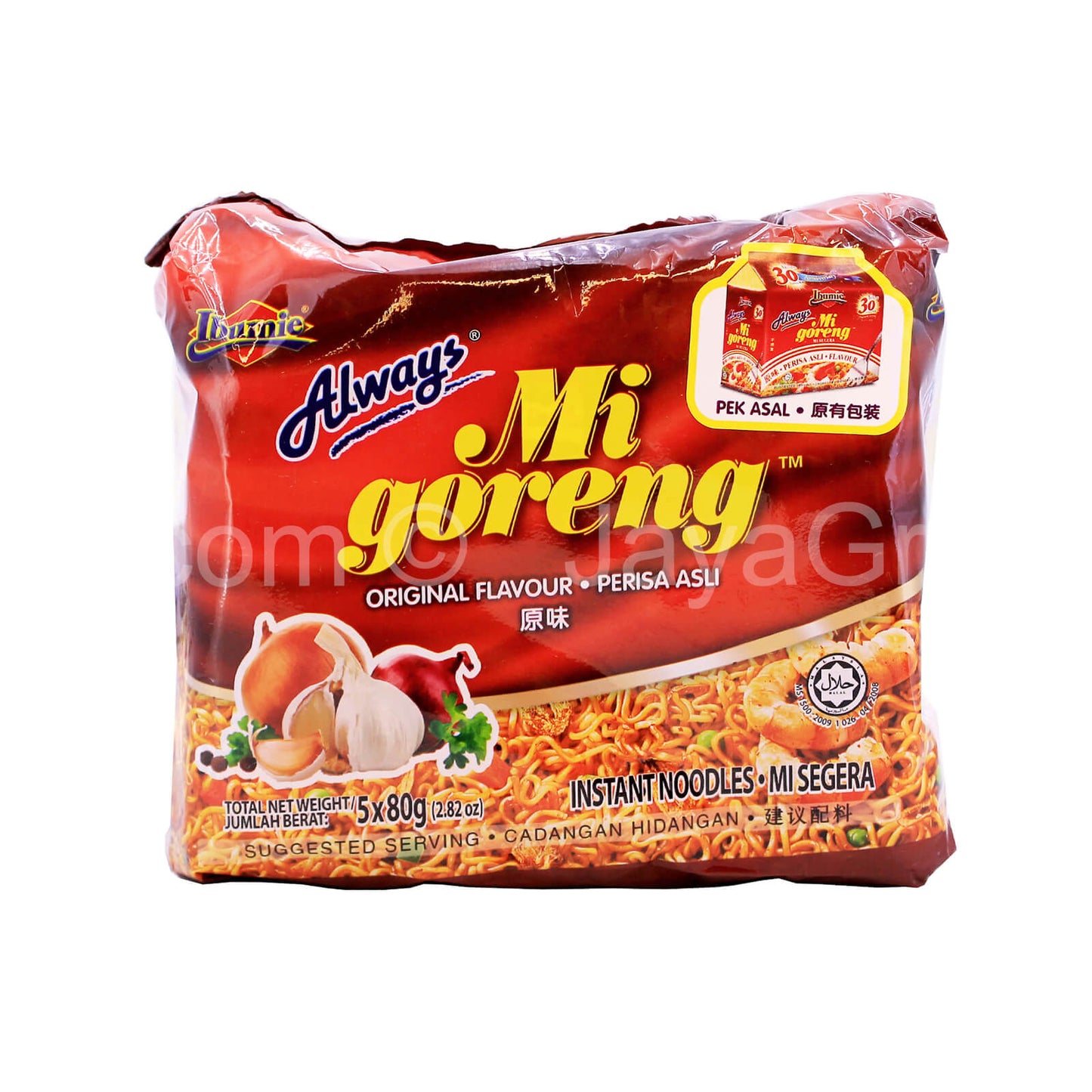 Ibumie Always Mi Goreng Original Flavour Instant Noodle 80g x 5