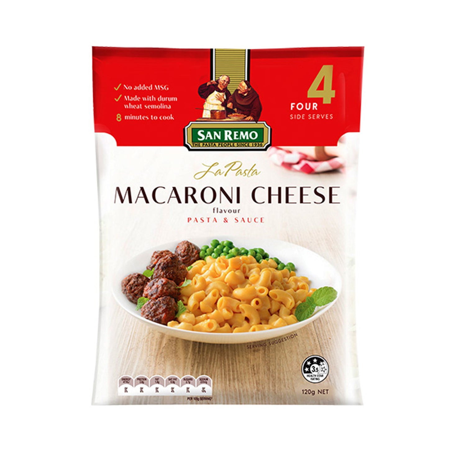 San Remo La Pasta Macaroni and Cheese 120g