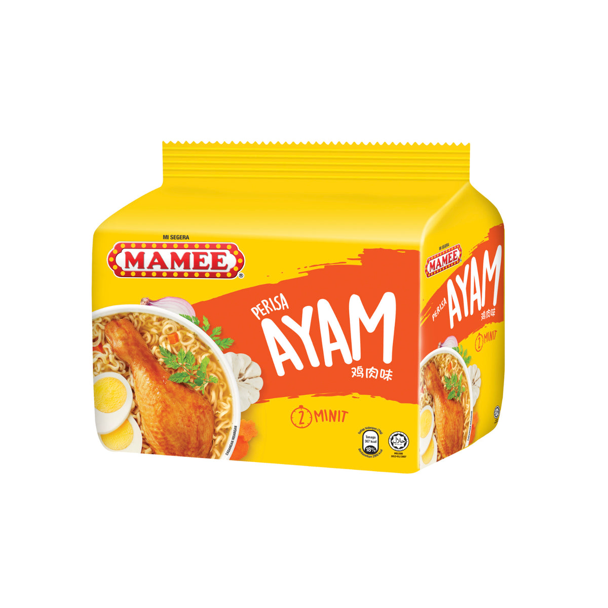 Mamee Premium Instant Noodle Chicken 76g x 5