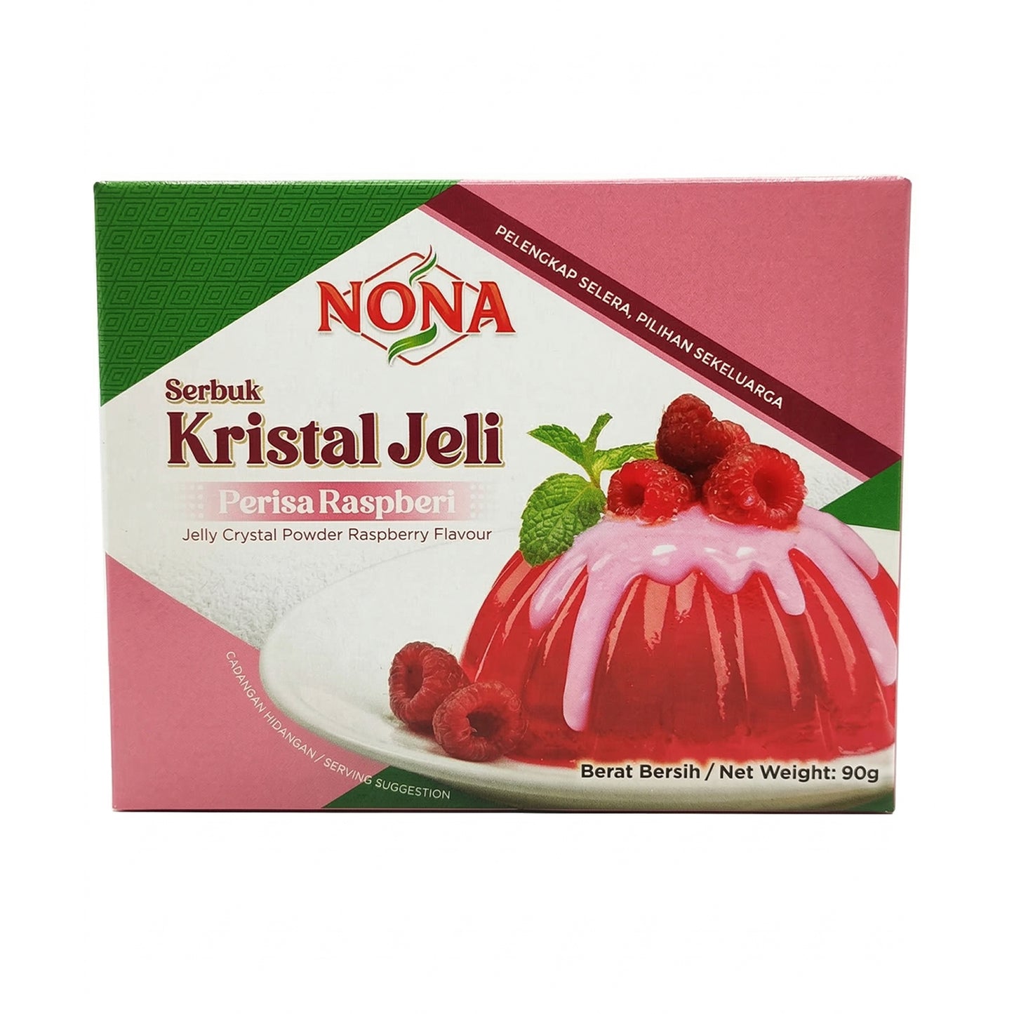Nona Crystal Jelly Raspberry 90g