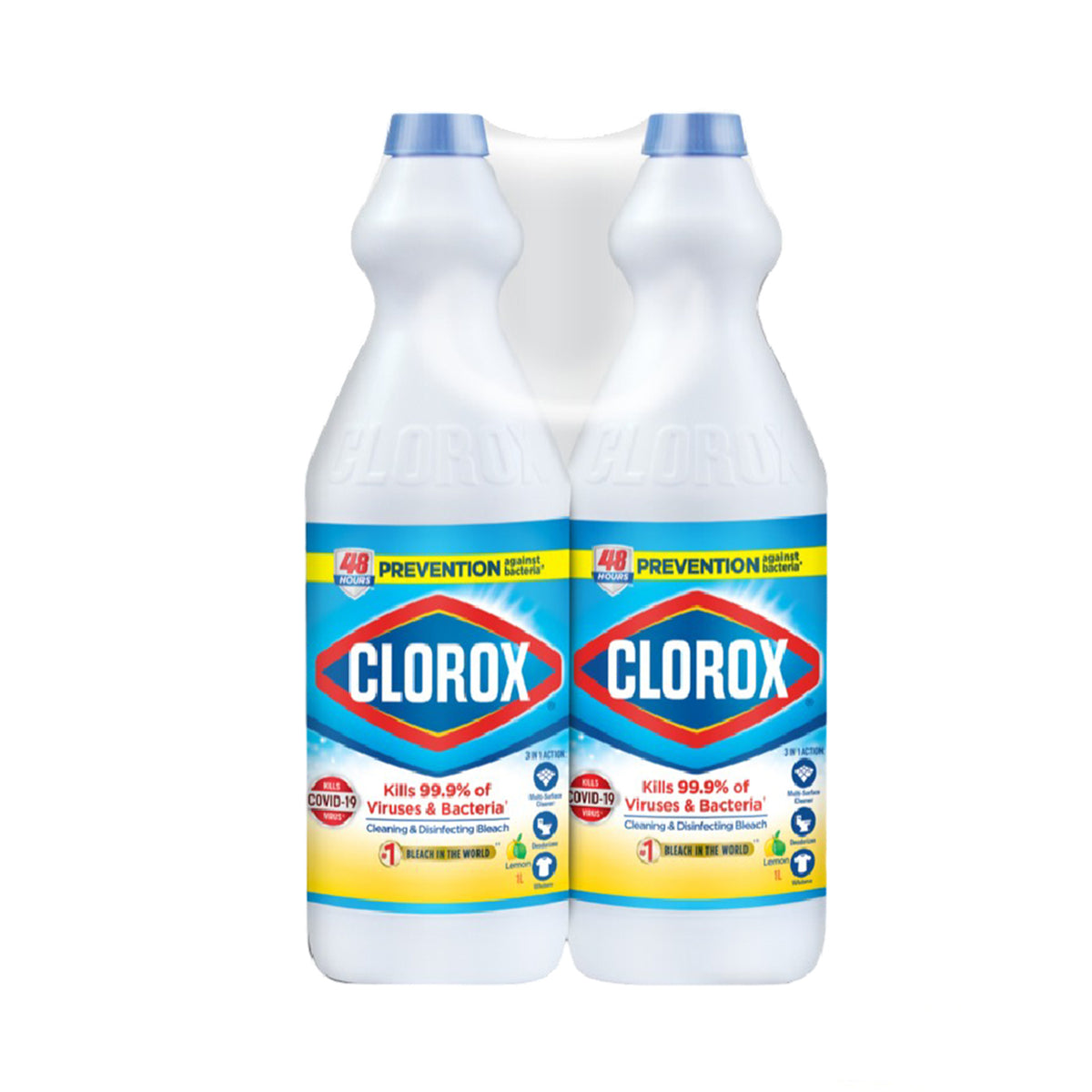 Clorox Bleach Lemon Scent 1L x 2