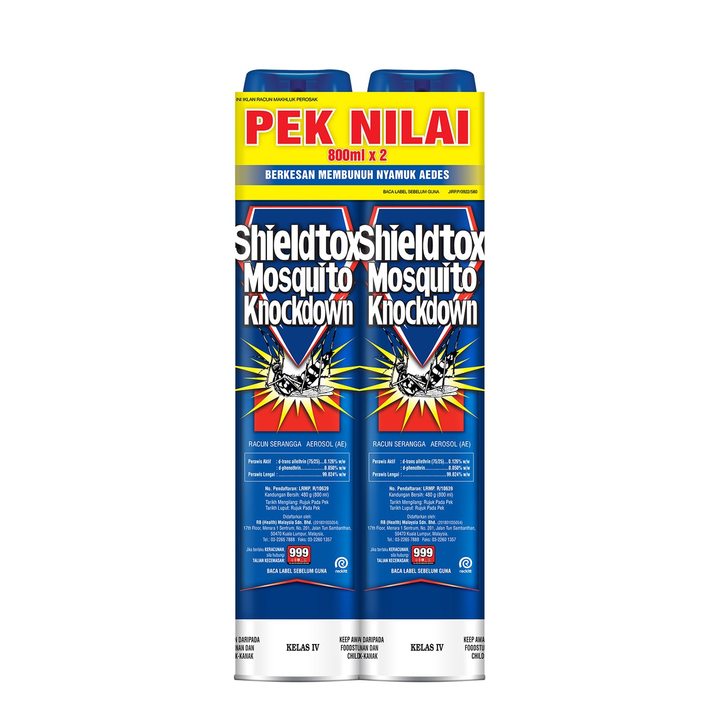 Shieldtox Aerosols FIK 720ml x 2