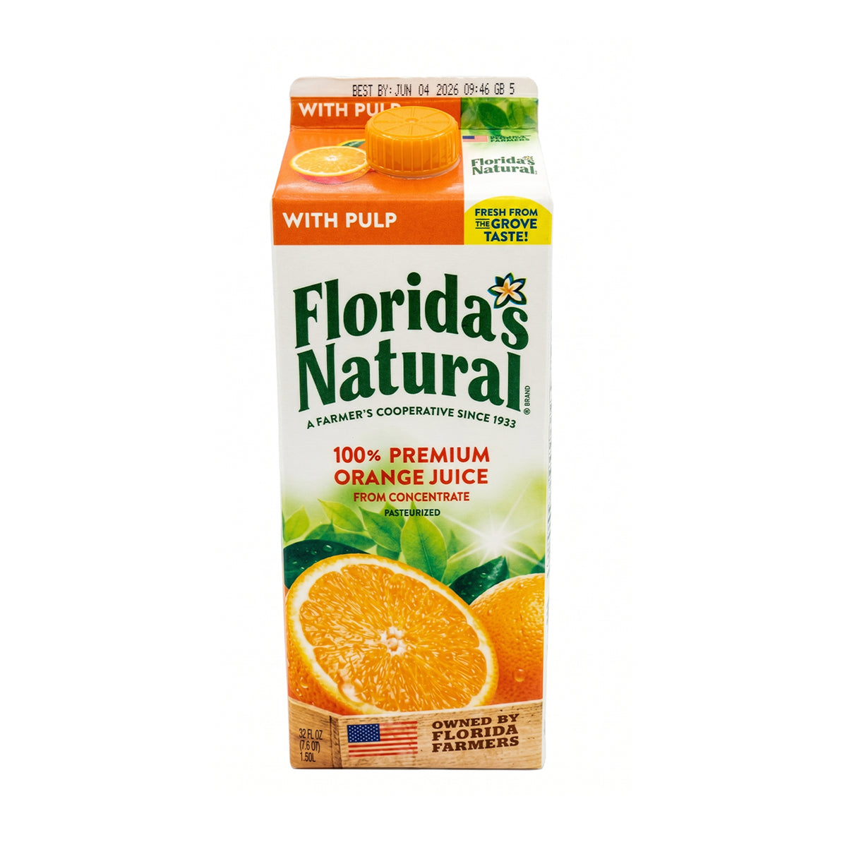 Floridas Natural Premium Orange Juice with Some Pulp 1.5L