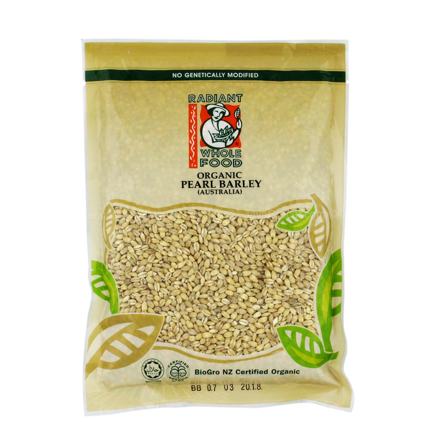 Radiant Organic Barley Pearl 500g