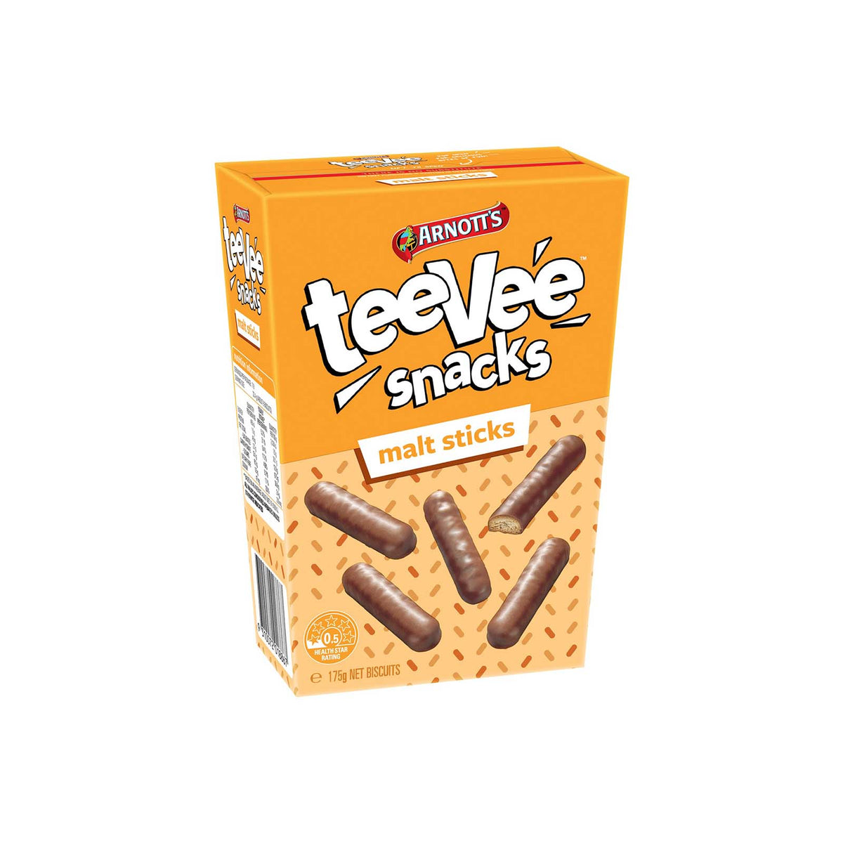 Arnotts Tee Vee Snack-Malt Sticks 175g