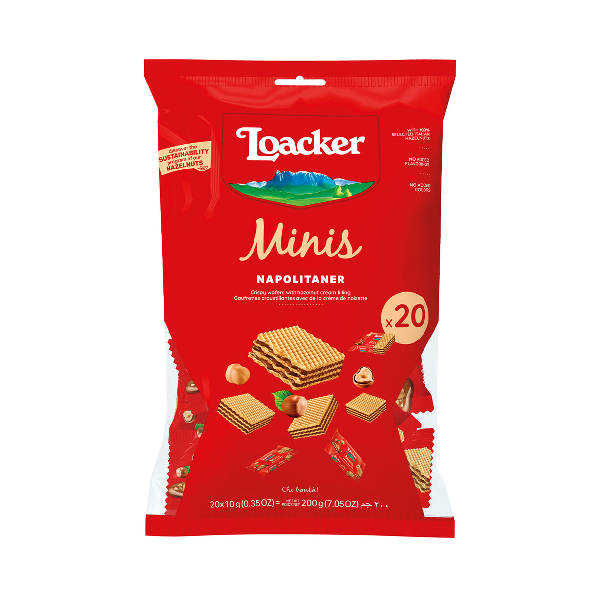 Loacker Minis Napolitaner Biscuit 200g