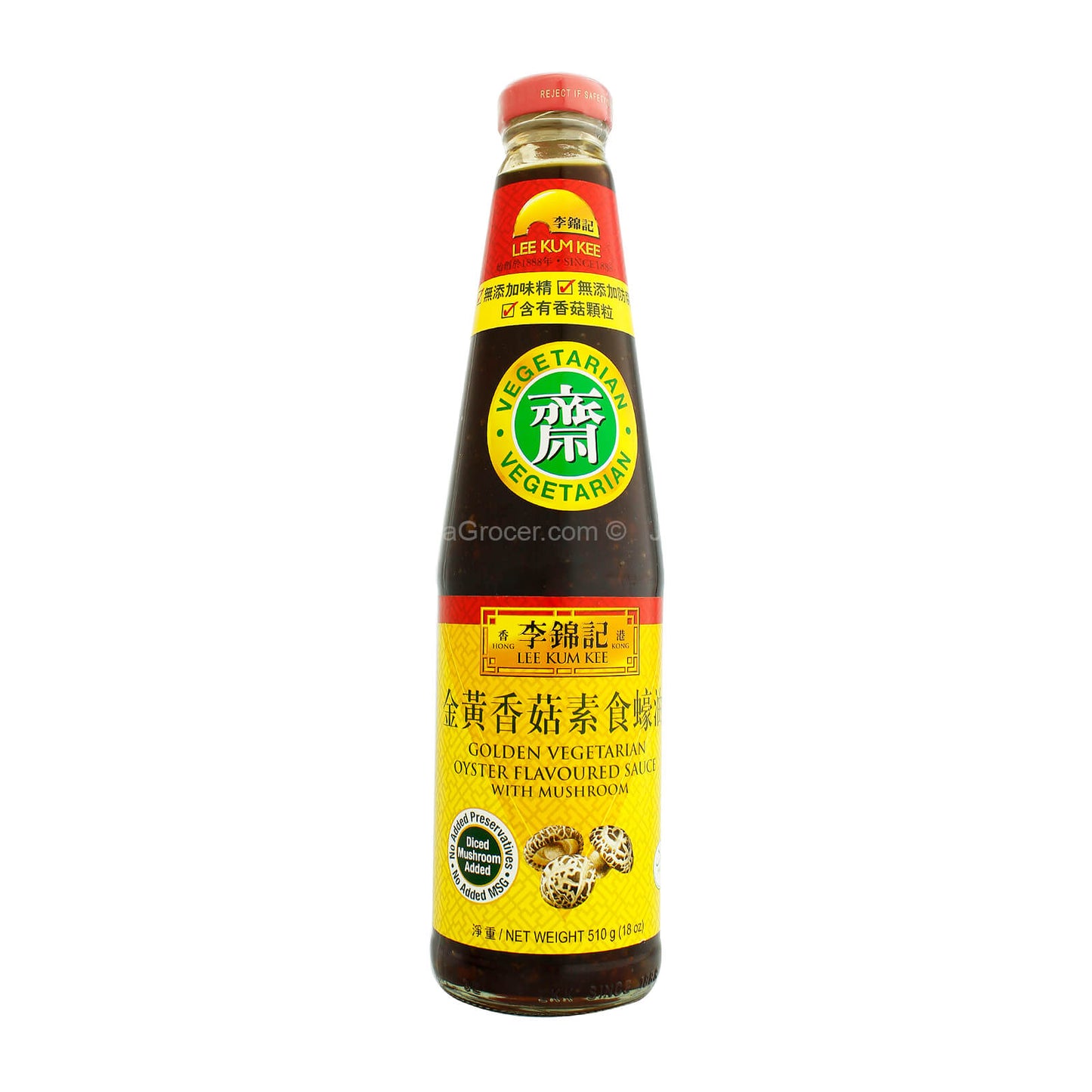 Lee Kum Kee Vegetarian Oyster With Mushroom Sauce 510g