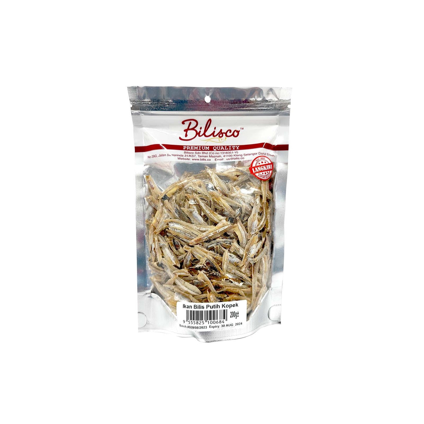 Bilisco Ikan Bilis Putih Kopek 200g