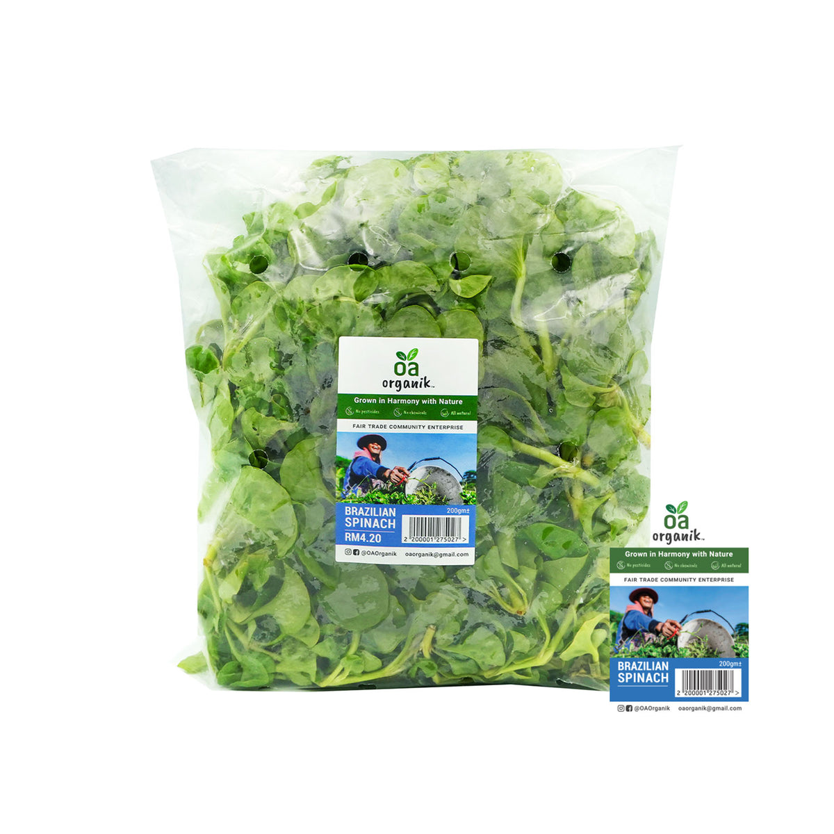 Regenerative Brazilian Spinach (Malaysia) 200g