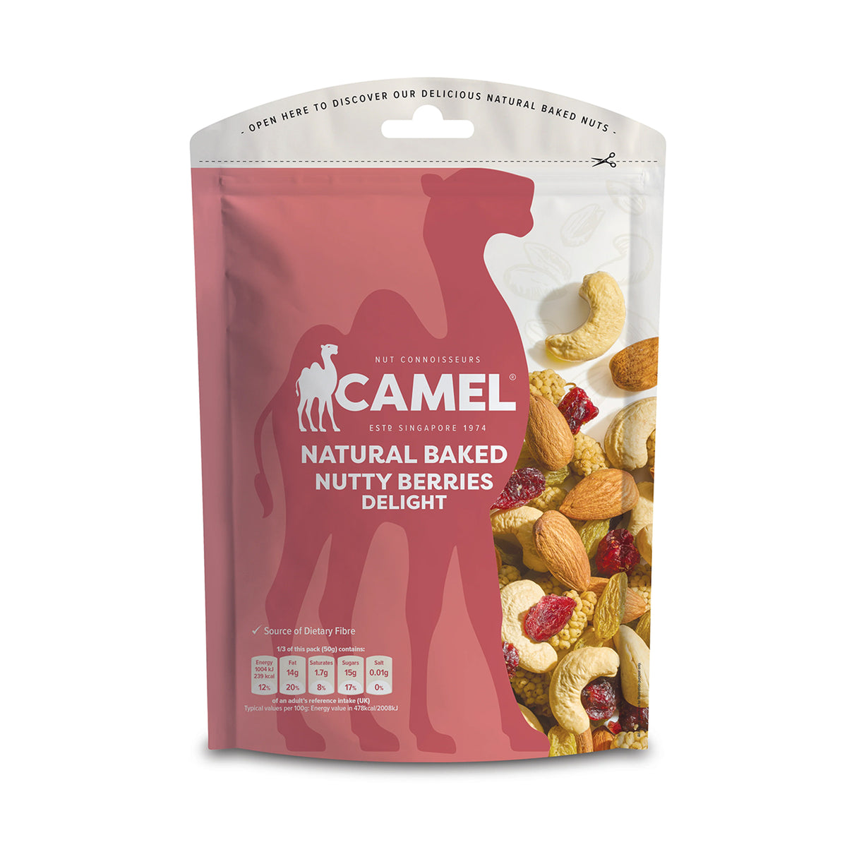 Camel Brand Natural Nutty Berries 150g
