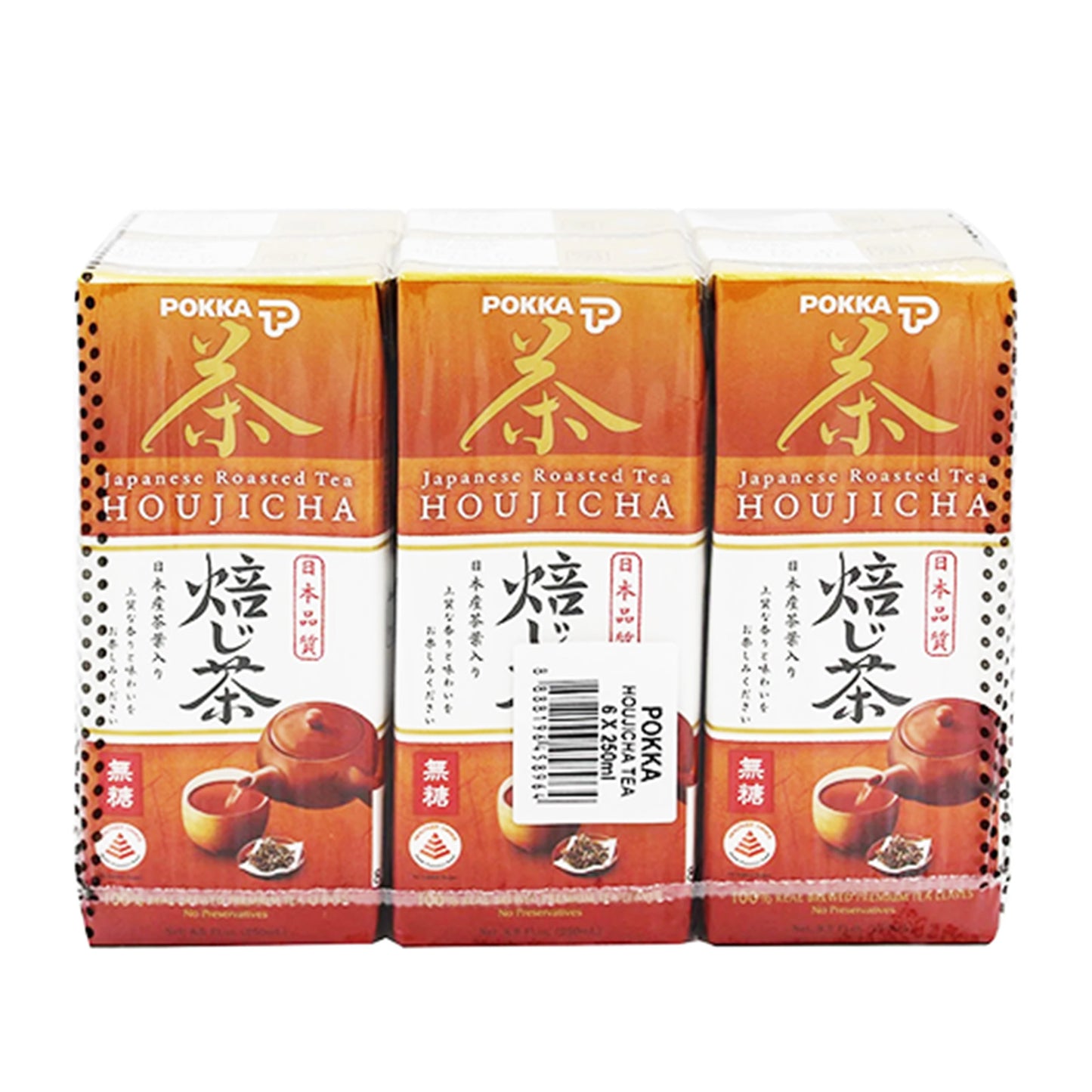 Pokka Houjicha 250ml x 6