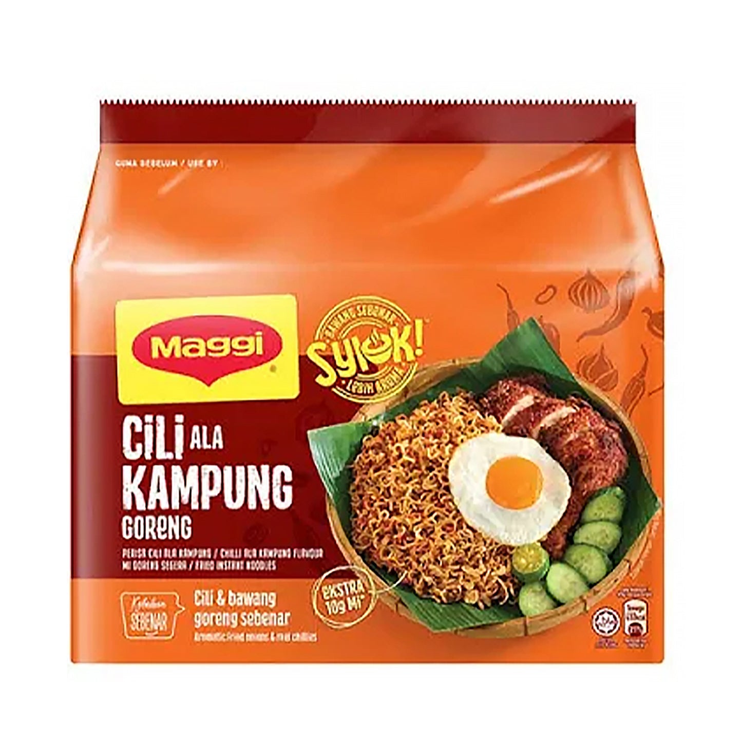 Maggi Mi Goreng Cili Ala Kampung Instant Noodle 78g x 5