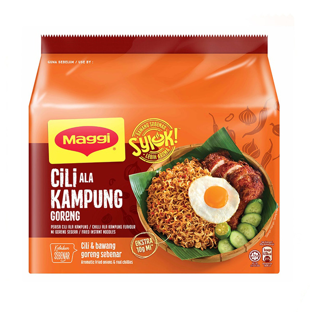 Maggi Mi Goreng Cili Ala Kampung Instant Noodle 89g x 5