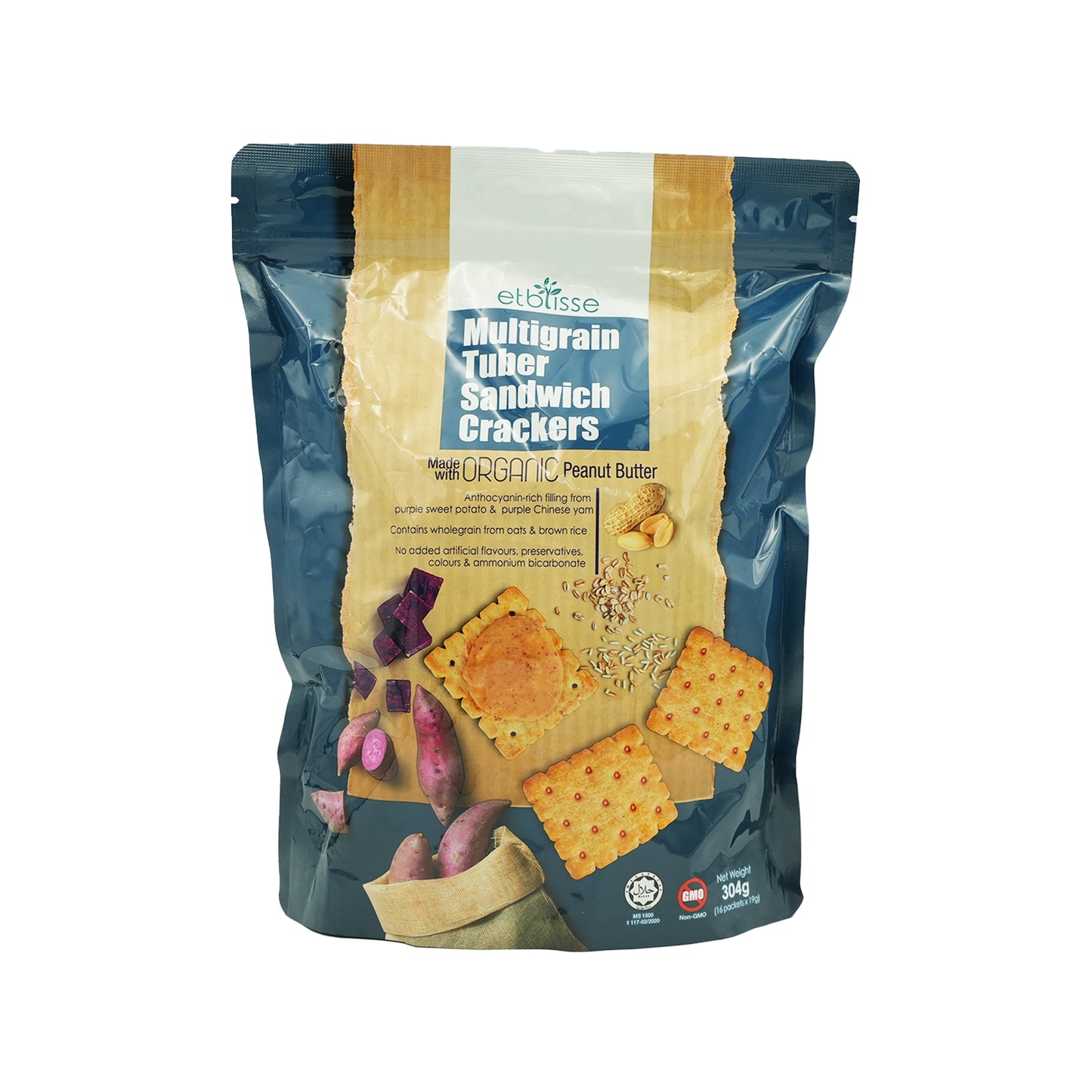 Etblisse Multigrain Tuber Sandwich Crackers 19g x 16