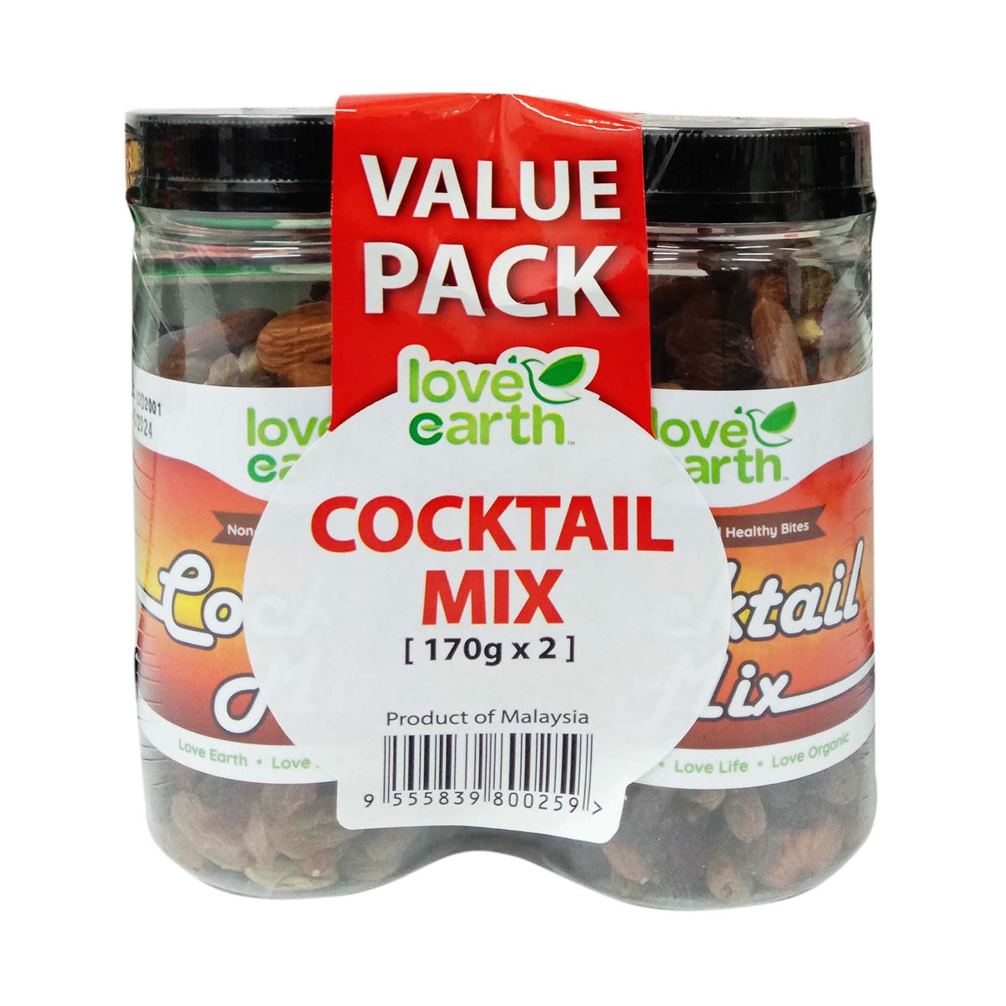 Love Earth Cocktail Mixed Nut 170g x 2