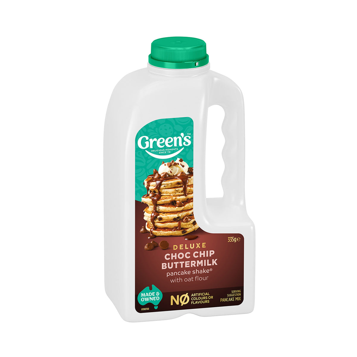 Greens Temptation Pancake Chocolate Chip Buttermilk 335g