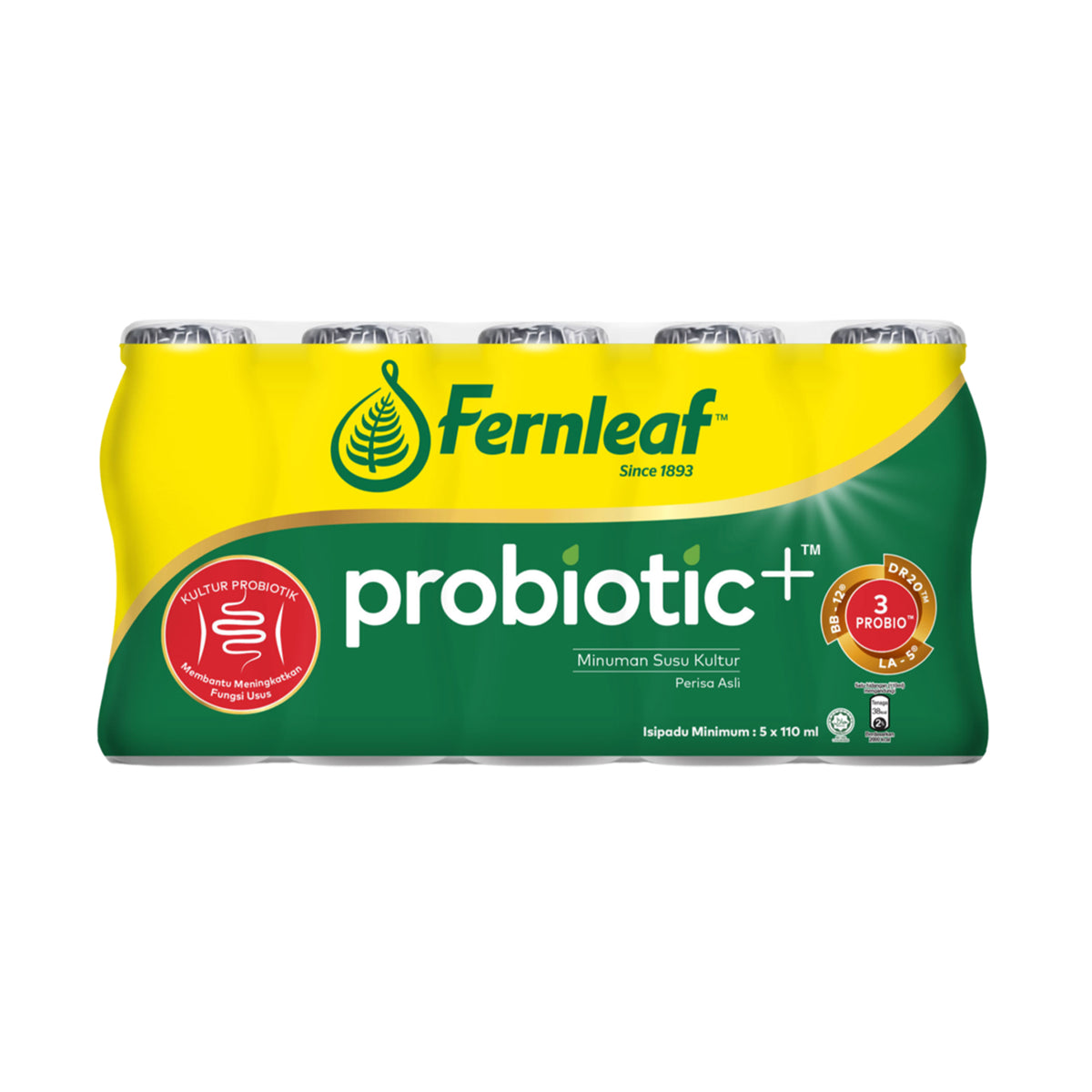 Fernleaf Cultured Milk Natural Probiotics 110ml x 5