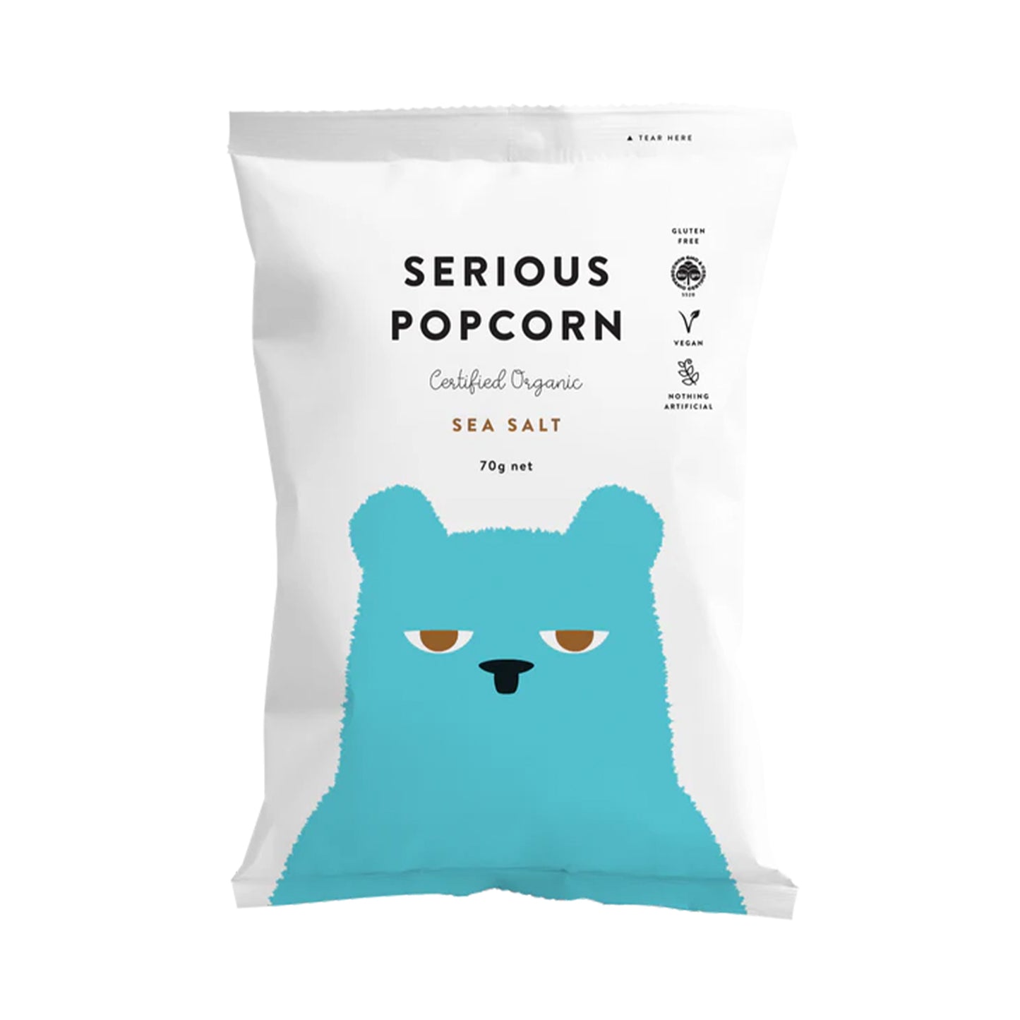 Serious Food Sea Salt Popcorn 70g