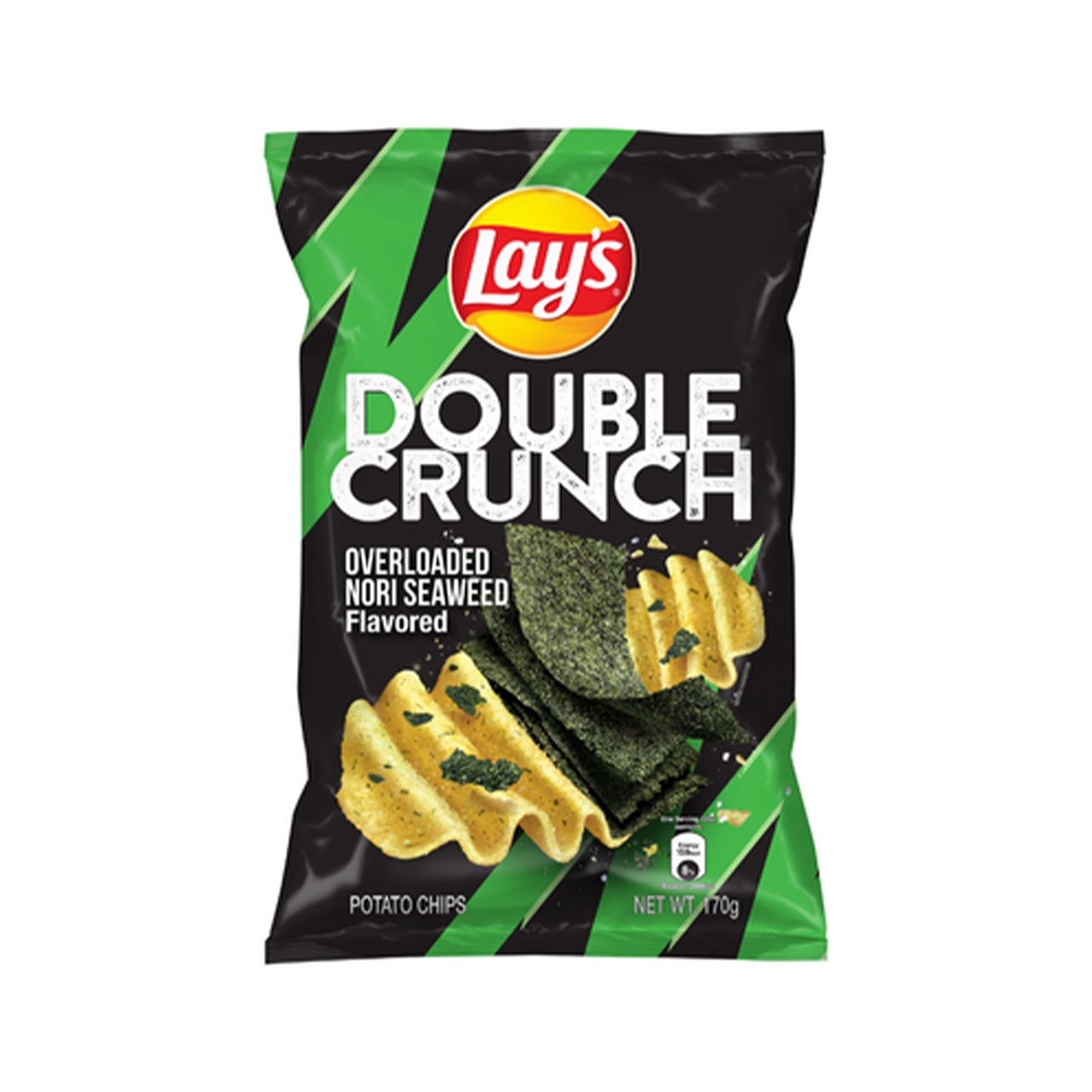 Lays Double Crunch Overloaded Nori Seaweed Flavor 50g