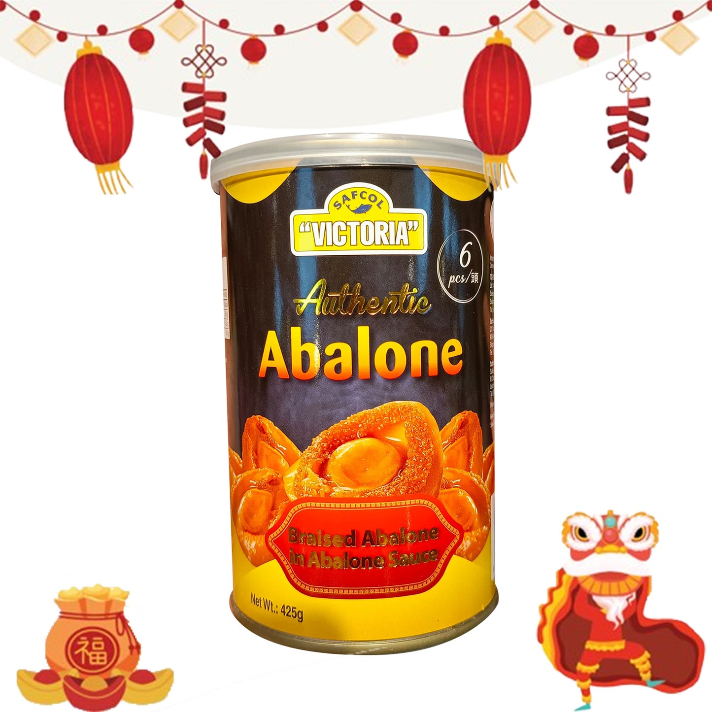 Victoria Braised Abalone in Abalone Sauce (6pcs) 425g