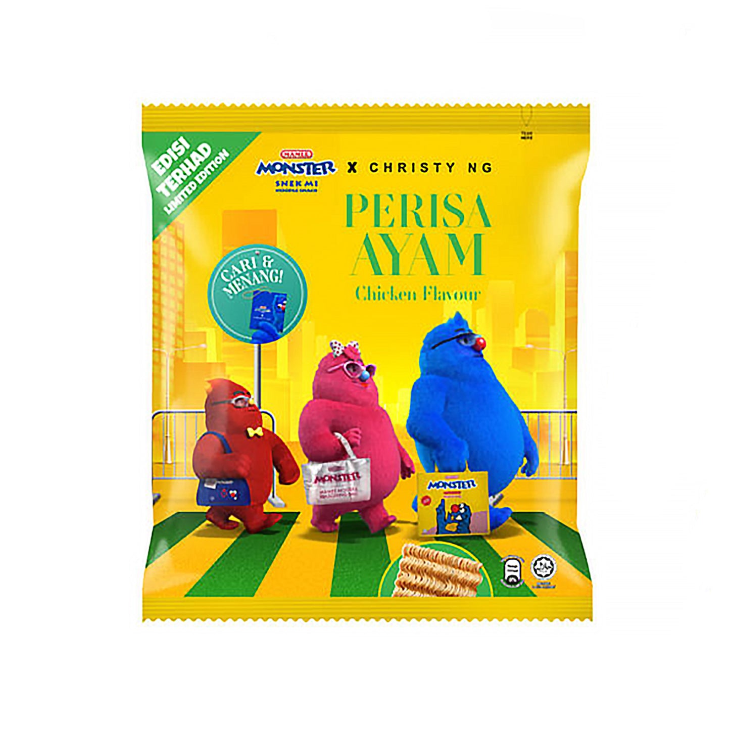 Mamee Monster Chicken Family Pack 20g x 10