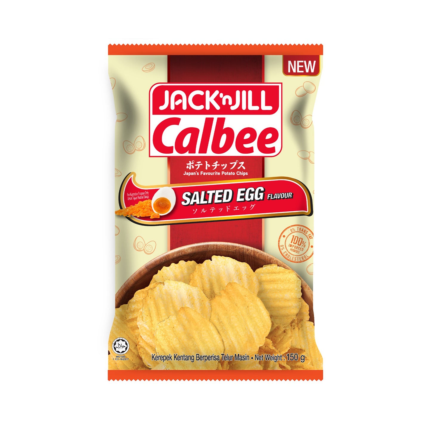 Jack N Jill Calbee Salted Egg 150g