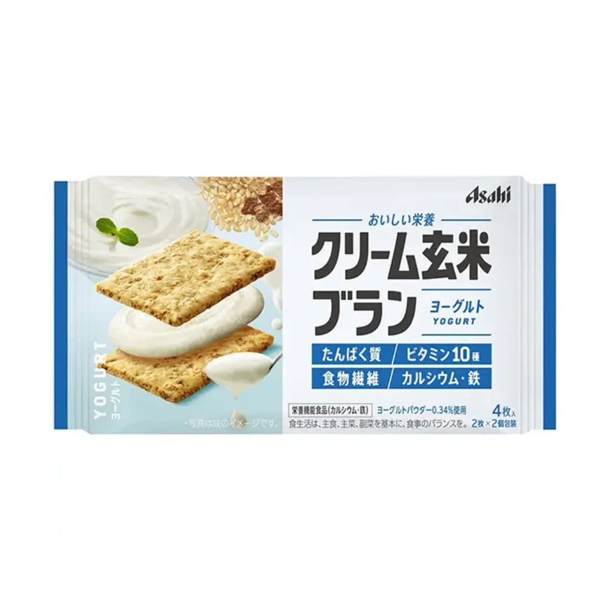 Asahi Cream Brown Rice Blanc Yogurt 72g