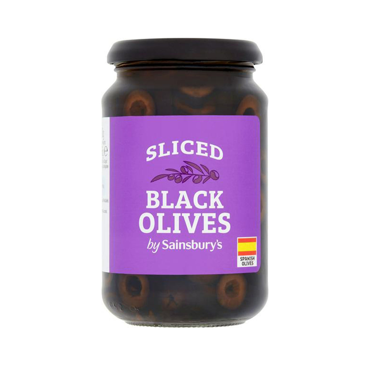 Sainsbury's Sliced Black Olives 340g