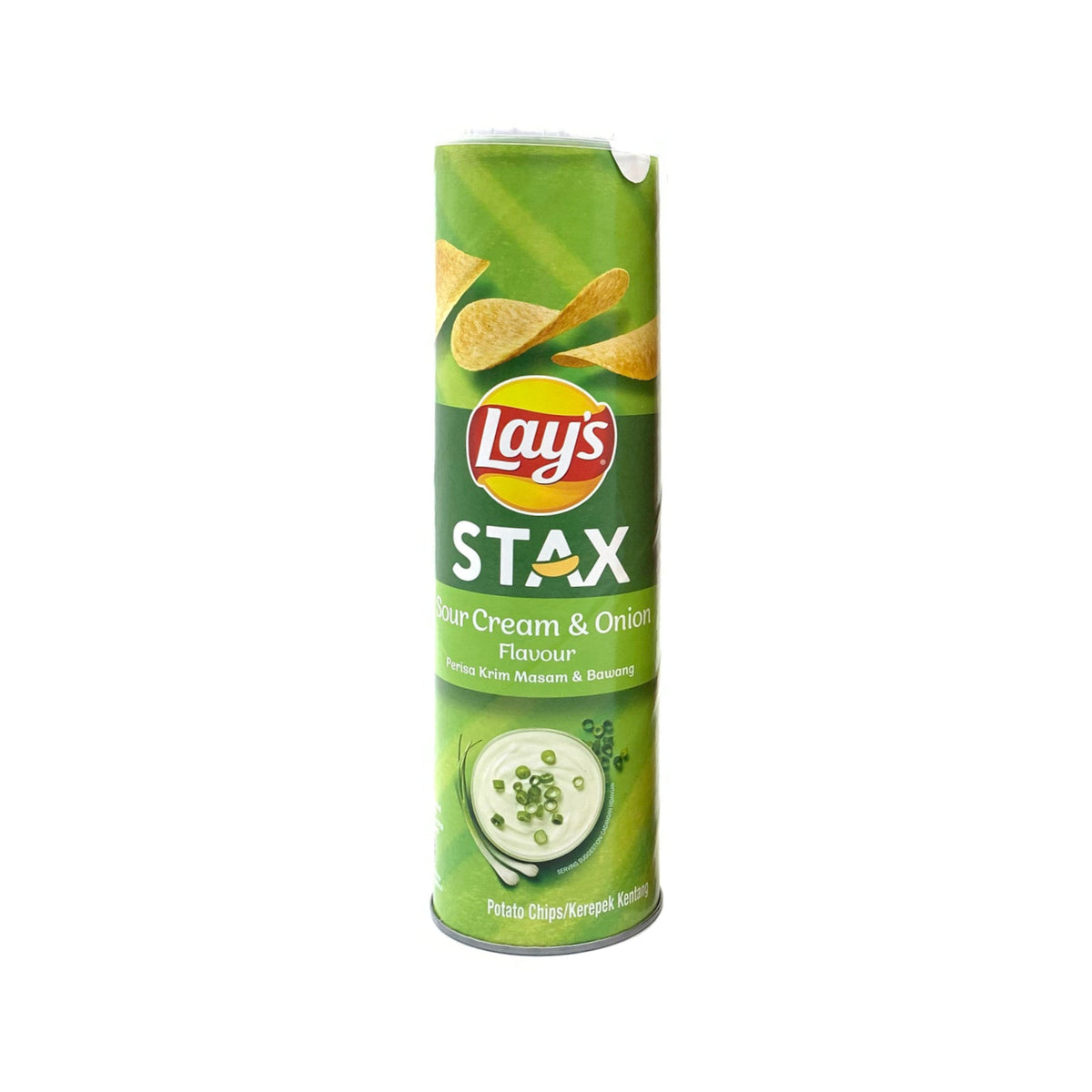 Lays Stax Sour Cream and Onion Potato Chips 100g