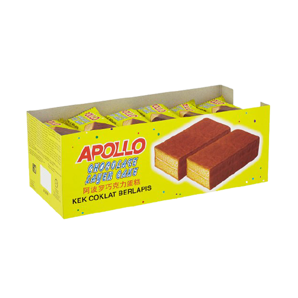 Apollo Chocolate Layer Cake 18g x 24