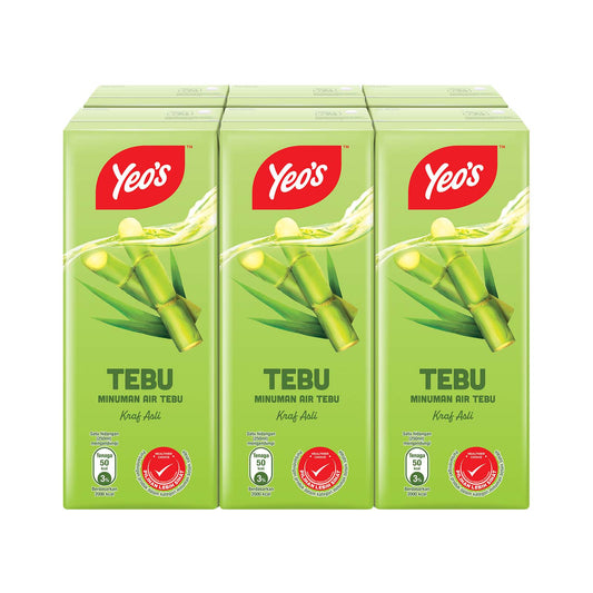 Yeos Sugar Cane 250ml x 6