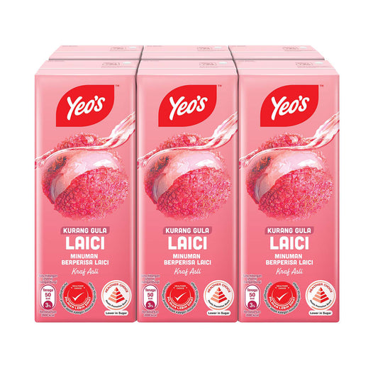 Yeos Lychee 250ml x 6