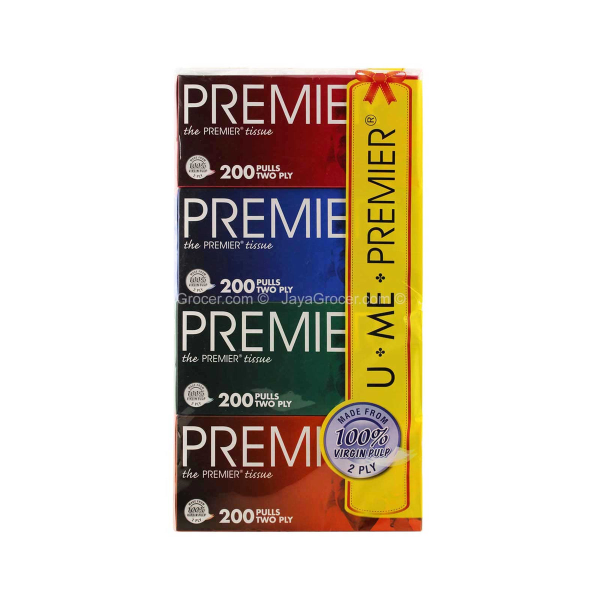 Premier Facial Tissue Paper 200pcs x 4 – Jaya Grocer For Business ...