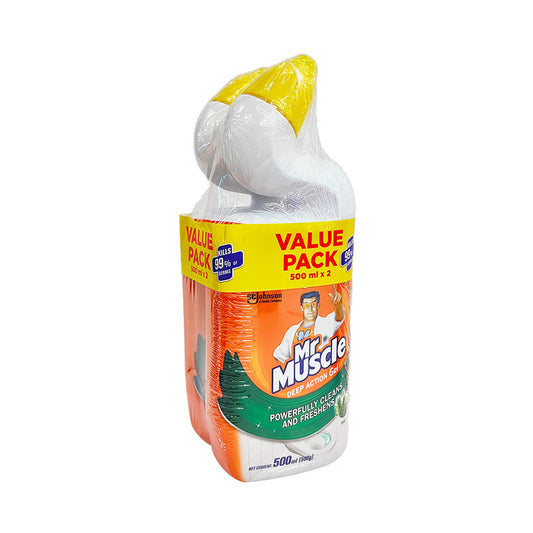 MR MUSCLE ADV T/CLEANER PINE 2SX500ML *1