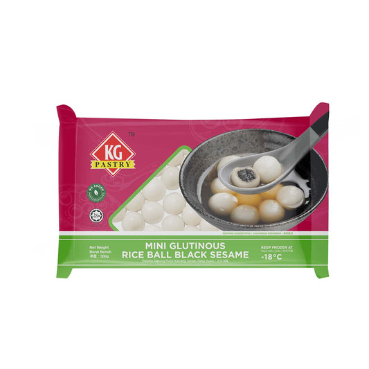 KG MINI RICE BALL BLACK SESAME 300G *1
