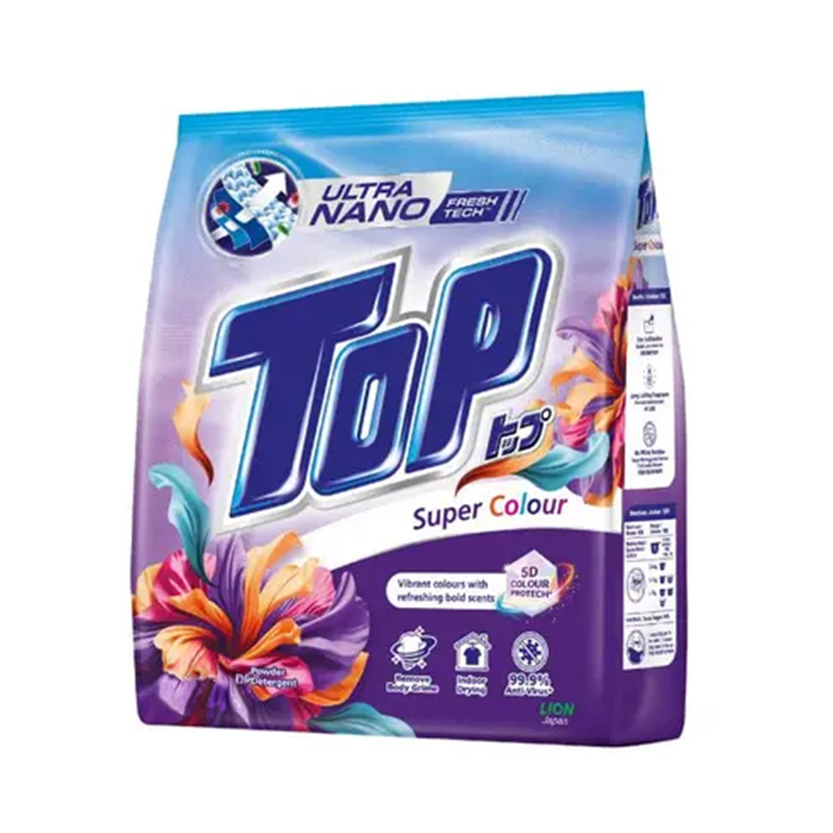 TOP Super Colour Anti-Malodour Powder Detergent 2.1kg