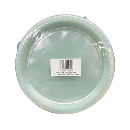 Party 9 inch PP Plate 40pcs/pack