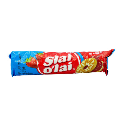 Slai Olai Milk Biscuit Filled with Strawberry 128g