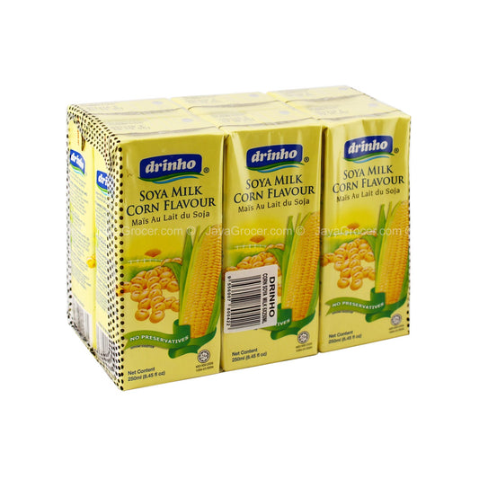 Drinho Soya Milk Corn Flavour 250ml x 6