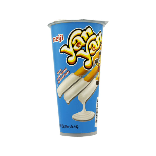 Meiji Yan Yan Biscuit Snack with Creamy Vanilla Flavoured Dip 44g