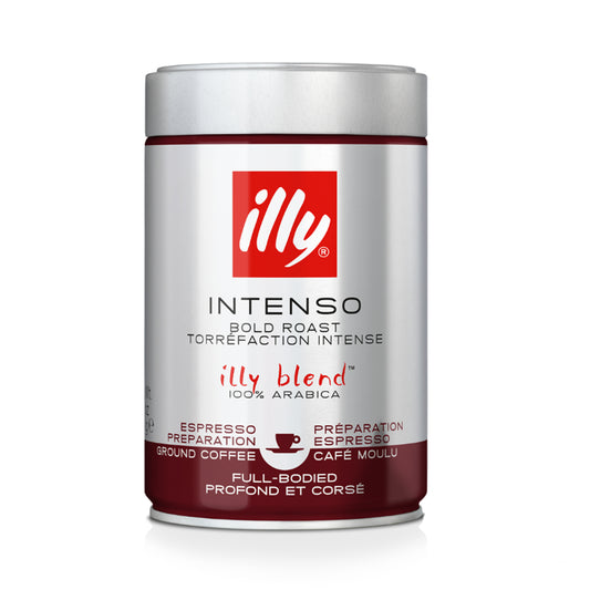 Illy Intenso Bold Roast Ground Coffee 250g
