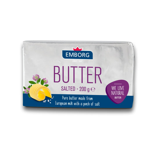 EMBORG BUTTER SALTED 200G *1