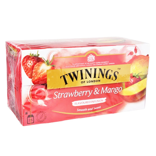 Twinings Strawberry & Mango Flavoured Infusion Tea 50g