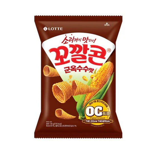 Lotte Cone Shaped Corn Snack 67g