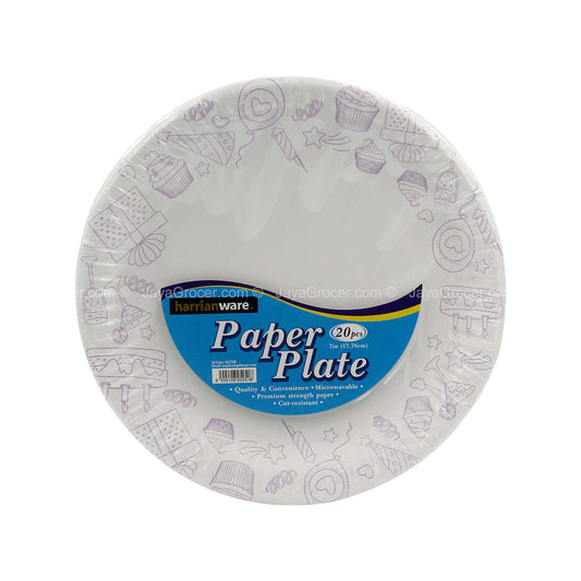 Harian Ware Paper Plate 20pcs/pack