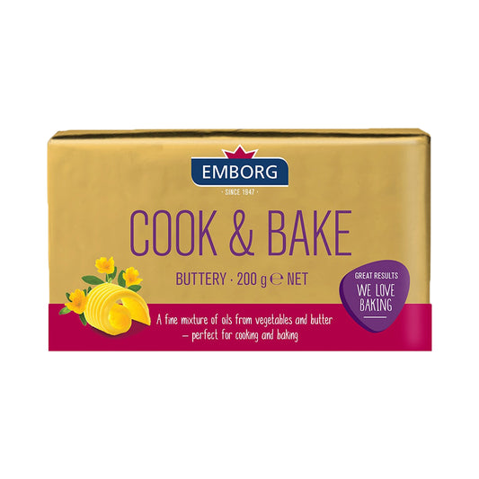 EMBORG COOK & BAKE BUTTERY 200G