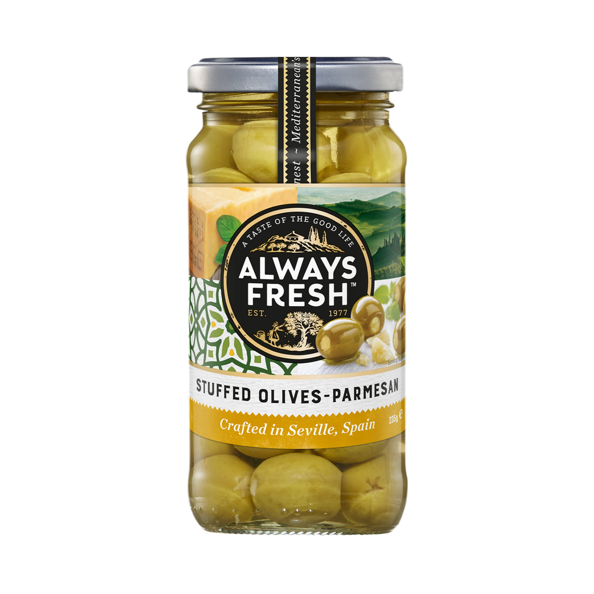 Always Fresh Parmesan Stuffed Olives 235g